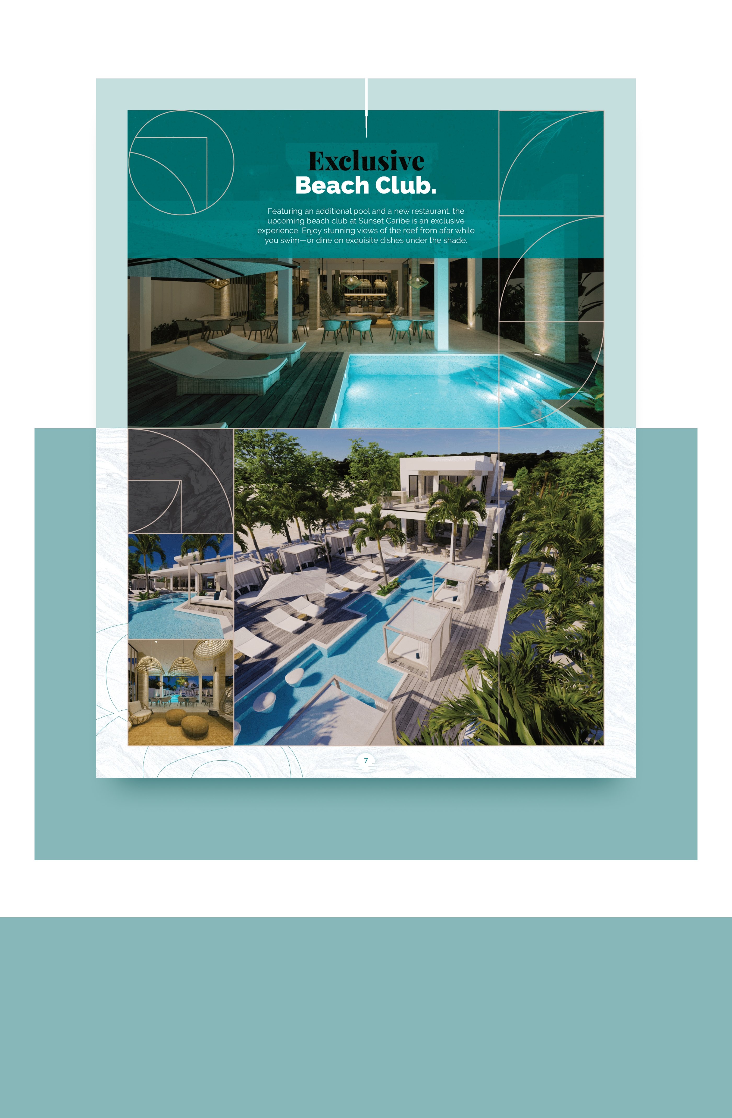 Sunset Caribe Brochure Designed by Jaye Wagner