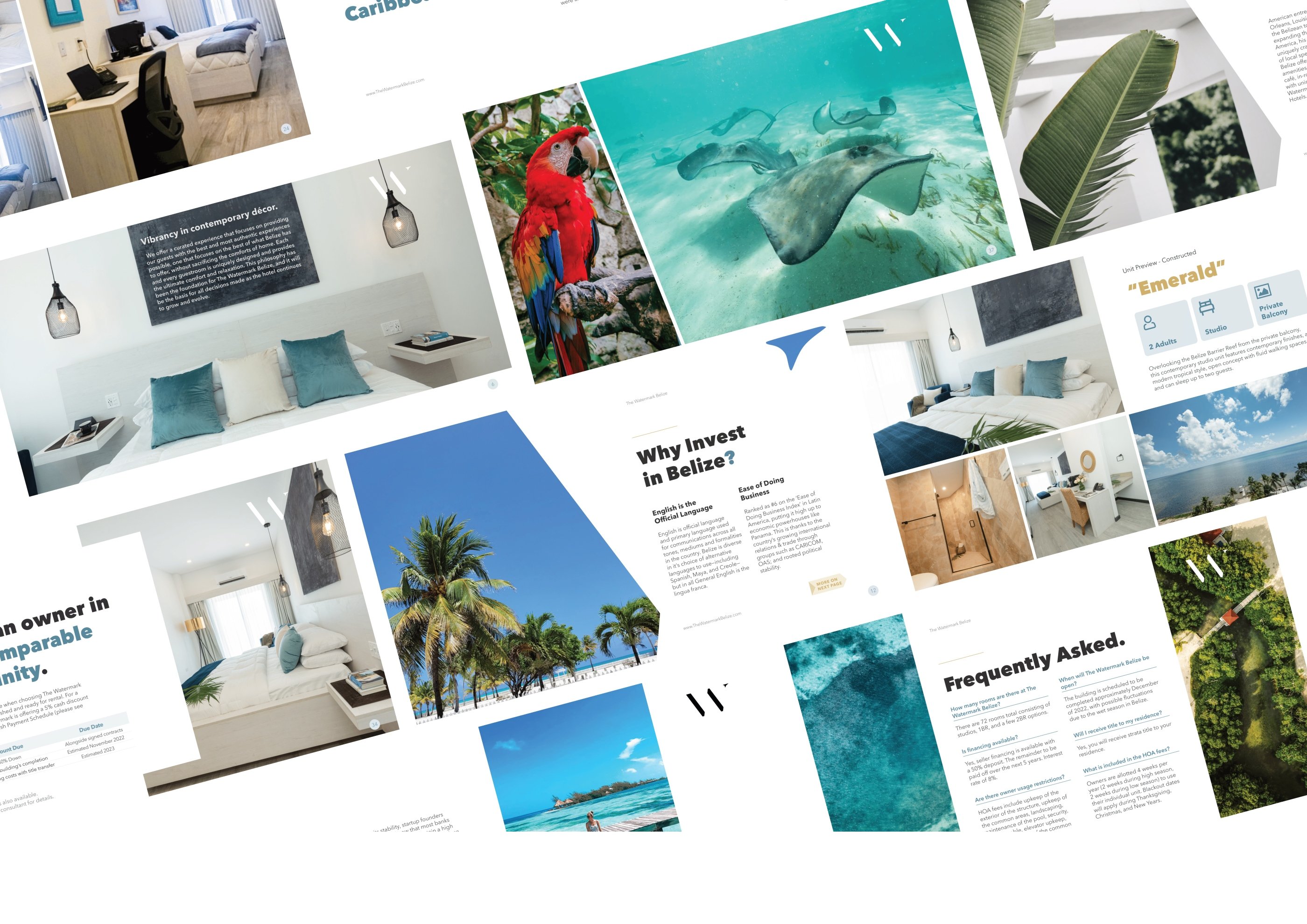 The Watermark Belize Brochure Designed JayeVisual