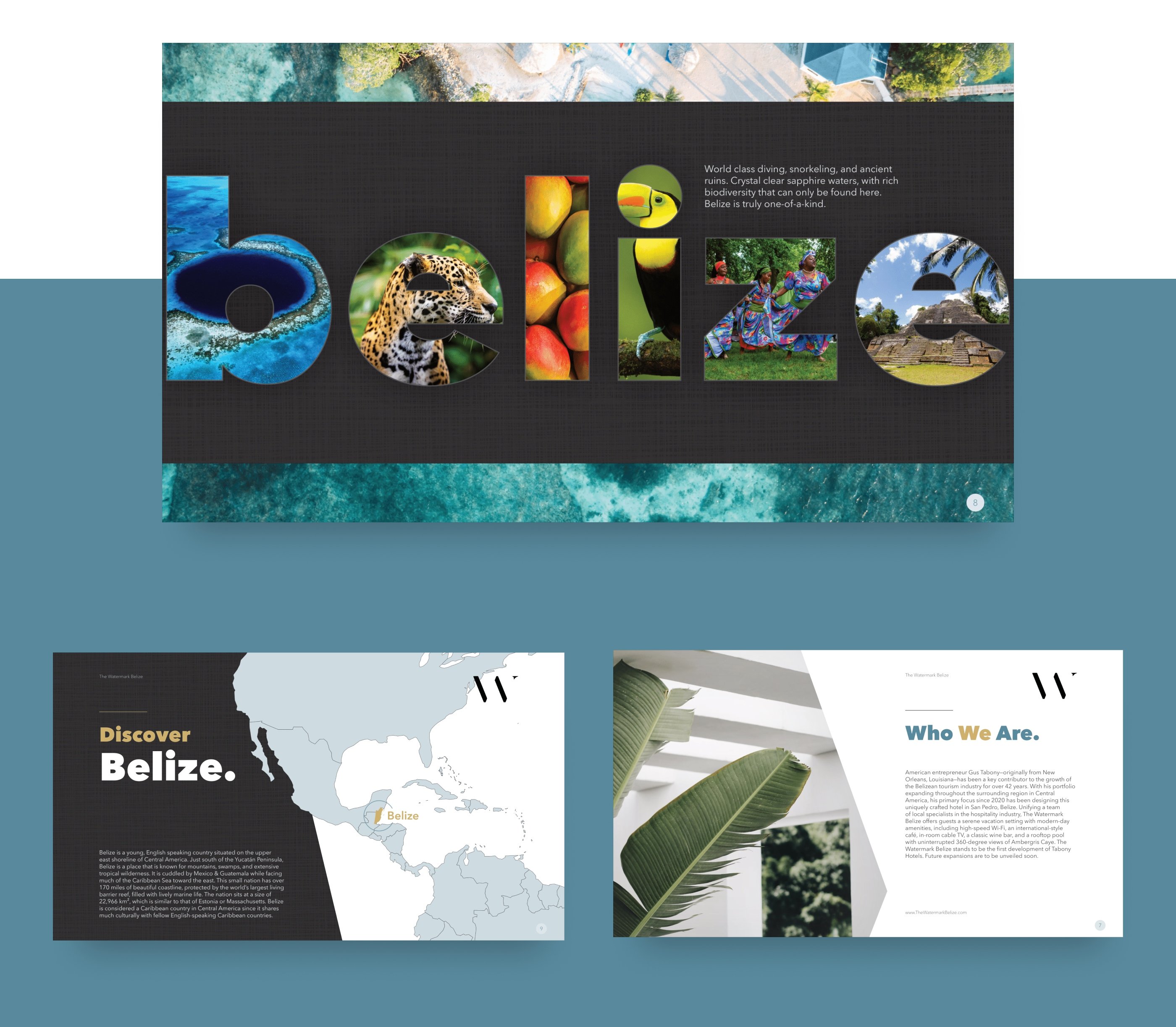 The Watermark Belize Brochure Designed JayeVisual